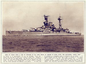 The Illustrated War Newsの戦艦Royal Oakは、1939年11月1日に公開されました